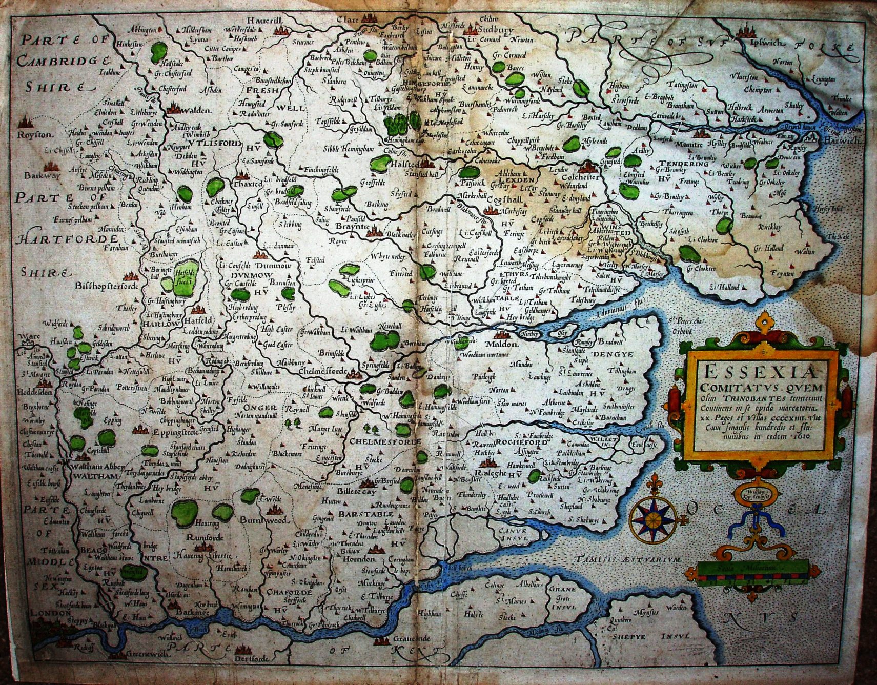 Camden's Britannia, Hole & Kip 1610